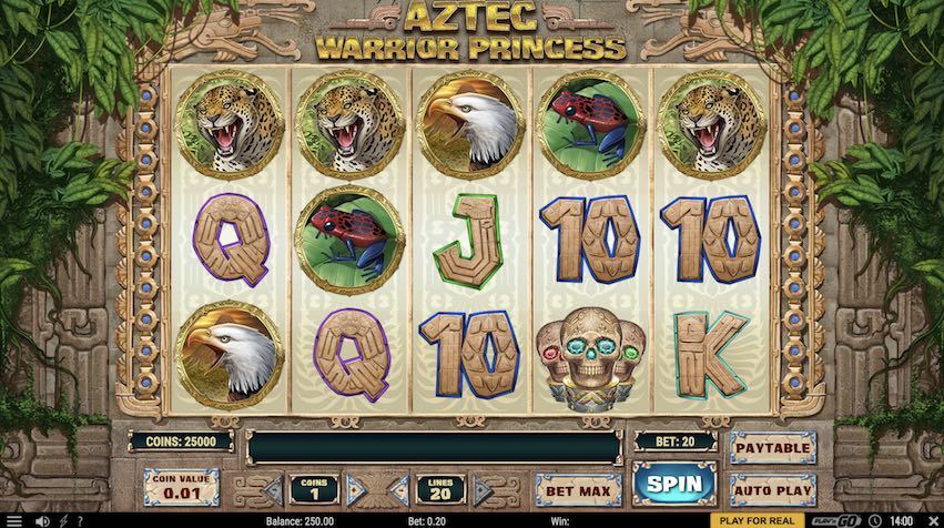 Aztec Warrior Princess Slot by Play n Go