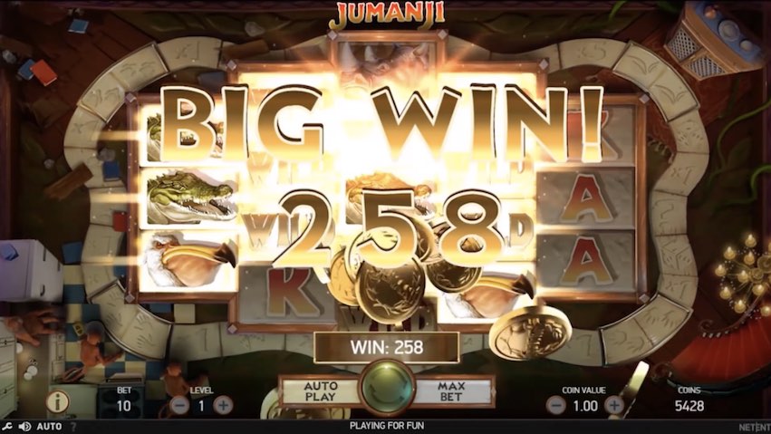 Jumanji™ Slot Big Win