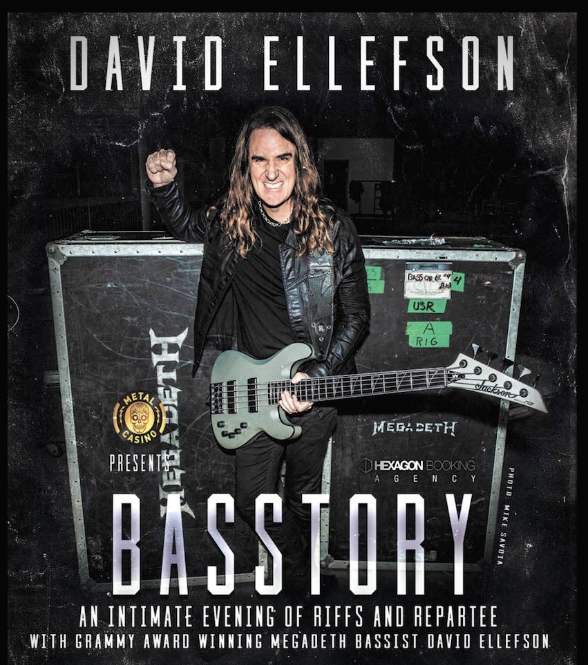 Dave Ellefson Basstory Riffs and Repartee Tour - Win Tickets with Metal Casino