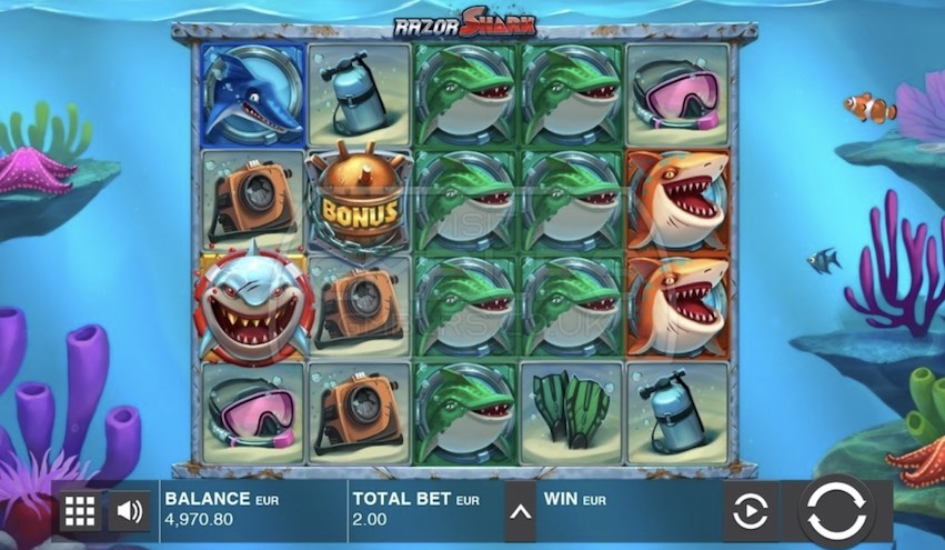 Razor Shark Slot Review (2023) Win up to 50,000x Your Bet!