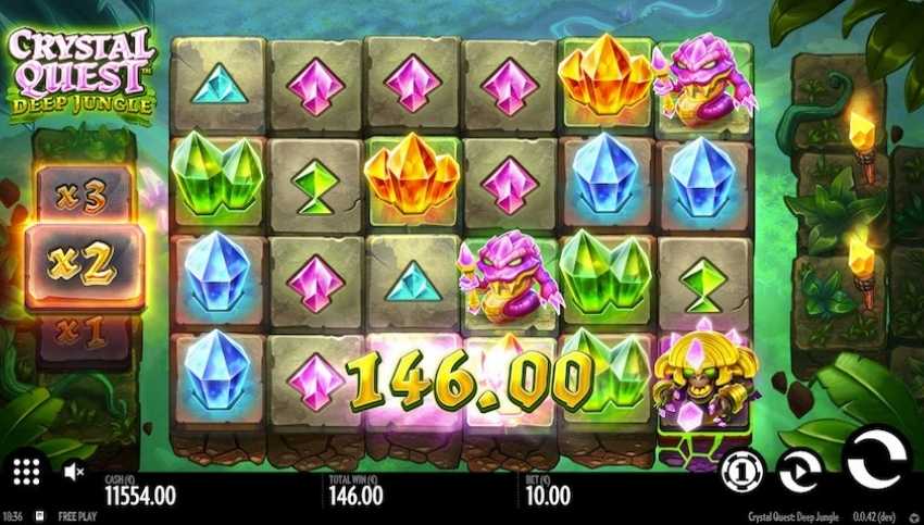 Crystal Quest: Deep Jungle Slot Review