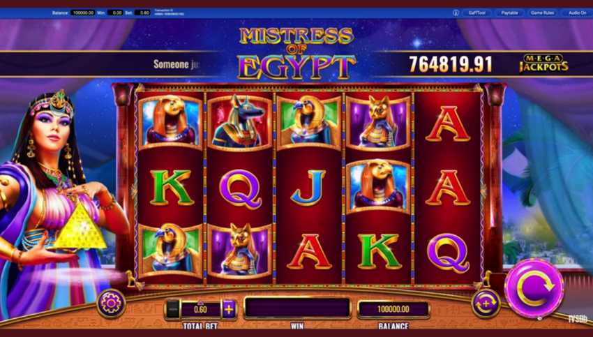 Mistress of Egypt Megajackpots Slot Review