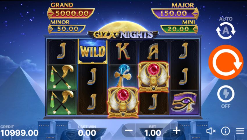 Giza Nights Hold and Win Slot Review